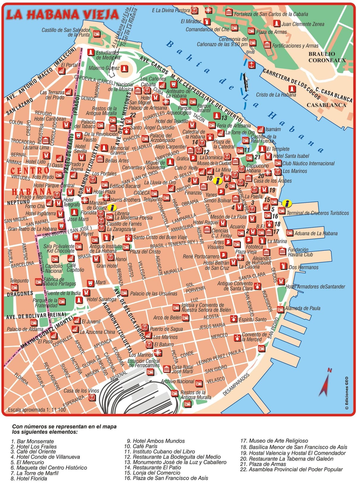 نقشه Habana vieja